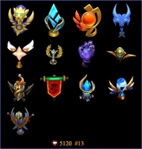 CONTA DIAMANTE V ( LOL ) COMPLETA COM  RARAS SKINS - League of Legends