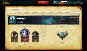 VENDO CONTA LEAGUE OF LEGENDS 103 CAMPEÕES,46 SKINS,PRATA 1 LOL