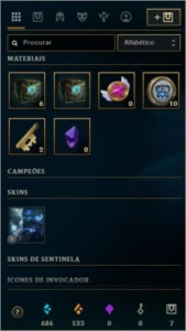 Conta Prata 3 - League of Legends LOL