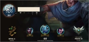 Conta Prata 3 - League of Legends LOL