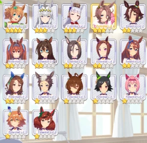Uma Musume com Kitasan nv50 e classe 6 no Team Trial - Outros