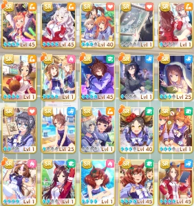 Uma Musume com Kitasan nv50 e classe 6 no Team Trial - Outros