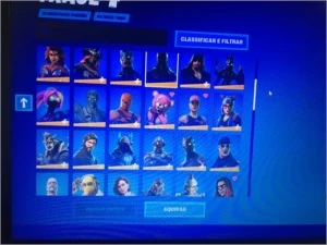 CONTA FORTNITE COM CAVALEIRO NEGRO E SALVE O MUNDO ANTIGO