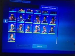 CONTA FORTNITE COM CAVALEIRO NEGRO E SALVE O MUNDO ANTIGO