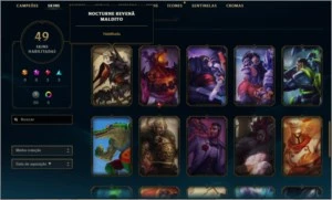 LOL Conta Platina 2 49 skins - League of Legends