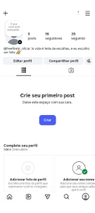 Conta de Instagram 7 mês de uso 214 dias - Redes Sociais