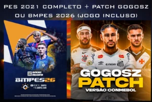 Pes 2021 Completo + Patch Gogosz Ou Bmpes 2026(Jogo Incluso)