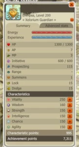 Eniripsa 200 Top Spiritia - Dofus