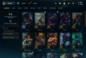 Conta bronze 2 com 35 Champs e 23 Skins + 1500 RP - League of Legends LOL