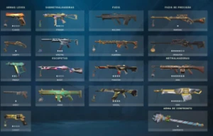 Conta Valorant 936,00 reais investidos,15 skins,