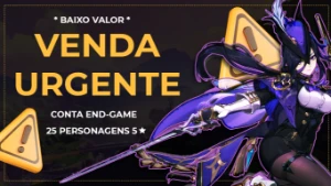 Venda Urgente / Ar 60 Conta End Game - 35 5 Estrelas - Genshin Impact