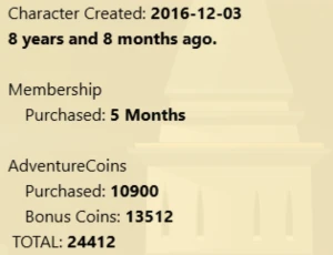 94 BADGE - LQS - 13 Epic Hero - Lv100 - Adventure Quest World AQW