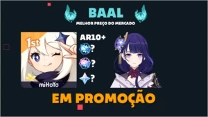 ✨ Genshin Impact - Conta com Shogun Baal 5⭐ AR10 ✨