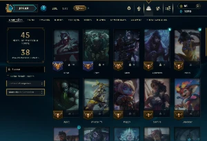 Prata 4 com 40 Champs e 11 Skins - League of Legends LOL