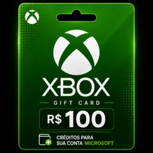 MICROSOFT GIFT CARD XBOX R$100 REAIS - Gift Cards