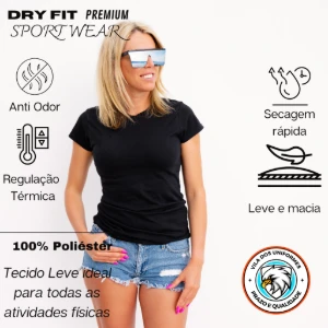Camiseta Dry Fit Sport Wear Premium Lisa
