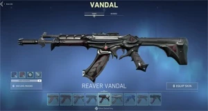 CONTA PLATINA 2 -VANDAL- SAQUEADORA, SENTINELA, DRAGAO E VAR - Valorant