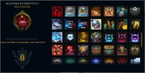CONTA LEAGUE OF LEGENDS - 104 CHAMPS - 67 SKINS - UNRANKED LOL