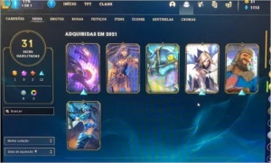 Conta League of Legends + valorant com diversas skins LOL