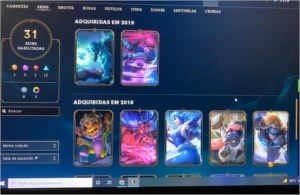 Conta League of Legends + valorant com diversas skins LOL