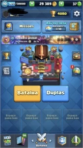 CONTA CV10 CORINGA E CLASH ROYALE COM VARIAS LENDÁRIAS - Clash of Clans