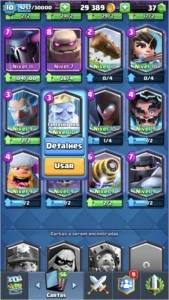 CONTA CV10 CORINGA E CLASH ROYALE COM VARIAS LENDÁRIAS - Clash of Clans