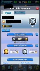 CONTA CLASH ROYALE DESAFIANTE II XP11
