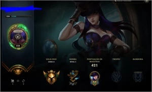Conta ouro 2 com 223 skins - League of Legends LOL