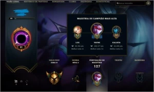 conta lol level 81 - League of Legends