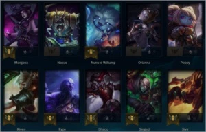conta lol level 81 - League of Legends