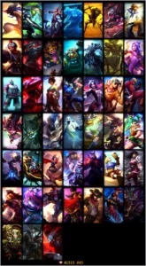 Conta League Of Legends Diamante1 C/borda De Mestre 45 Skins LOL