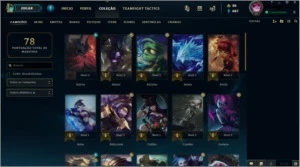 CONTA PLATINA ADC - League of Legends LOL