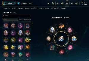 Conta DIAMANTE TFT - 1231 Skins LOL - Ex Challenger SoloQ - League of Legends