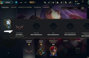 Conta Lol Ferro, Skins Lendárias, Lvl 39,Upada À Mão, 3K Ea - League of Legends