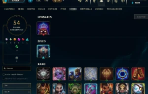 Conta Lol Ferro, Skins Lendárias, Lvl 39,Upada À Mão, 3K Ea - League of Legends