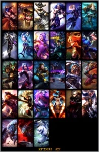 Conta LoL plat s6 | 80 champ | 28 skins + pursefire ez - League of Legends