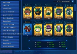 Conta End-Game LA-Omegamon - Digimon Masters Online DMO