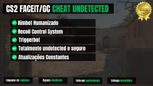 CS2 HACK GC FACEIT E OUTROS INDETECTÁVEL