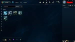 Conta com 29 skin's - League of Legends LOL