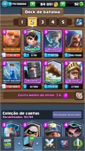 Conta clash royale desafiante III xp12 (4724 trofeus)