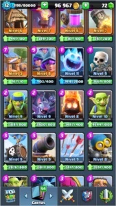 Conta clash royale desafiante III xp12 (4724 trofeus)