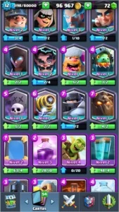 Conta clash royale desafiante III xp12 (4724 trofeus)