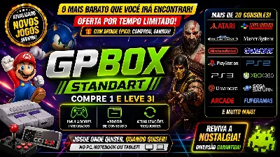 GPBOX Standart Completo Atualizado o Mais Barato do Mercado