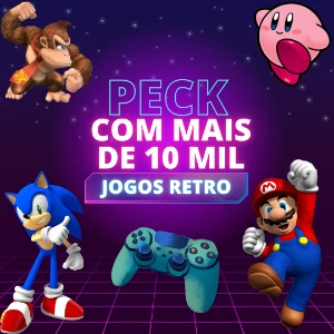 PACK COM +9000 Jogos Retro para Jogar no PC - Outros