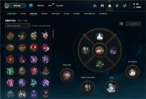 Conta ouro 3 com 150 Champs e 131 Skins - League of Legends LOL
