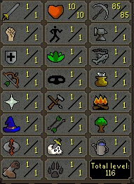 Contas Ironman - Osrs