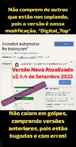 🚀🤖GrowBot 2025 v2.4.4: Domine seu Instagram no Piloto Auto - Outros