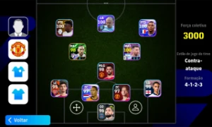 Conta de Efootball Mobile - Força do time de 3000 - eFootball PES