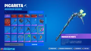 conta fortnite com skins raras (WONDER, MINTY GLOW..)
