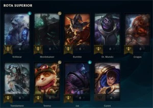 Conta LOL ouro 2 (platina 4 flex) 57% WinRate 9 Skins Lindas - League of Legends